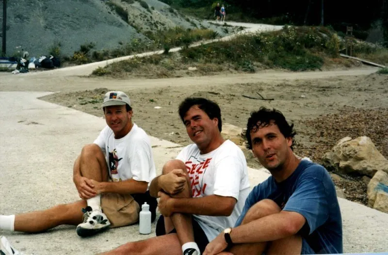 Neil, Jeb, and Marvin Bush during the cruise on the Alexander Cruise Ship