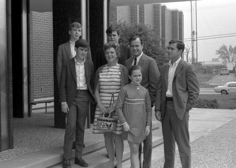 The Bush family on the campaign trail for the 1970 Senate Race