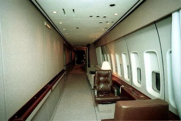 Interior views of Air Force One