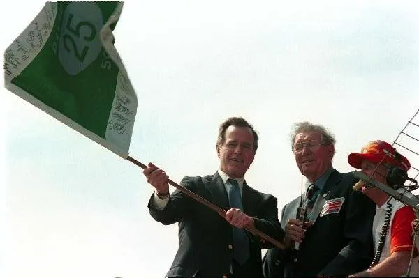 Vice President Bush at the Daytona 500