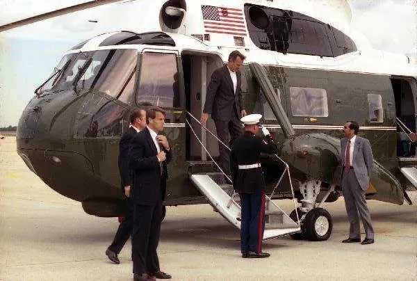 Vice President Bush campaigns for President in Seattle, Washington