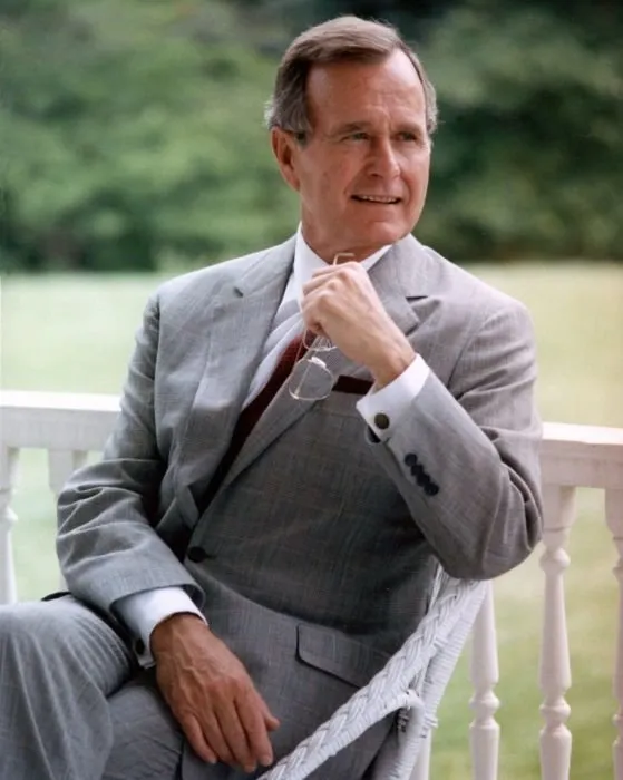 Portrait of Vice President Bush from the Vice President's residence
